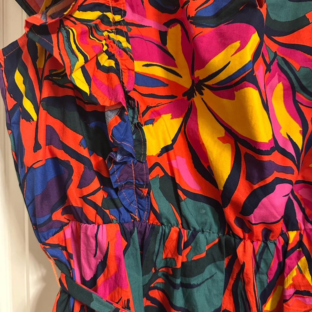 Sugar lips Vibrant Multicolor Floral Dress XL - Picture 3 of 10